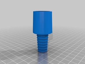stepcraft cnc adaptador de 30 mm manguera vacío del tubo post si funcionó diy personalizado 3d print model - Mito3D
