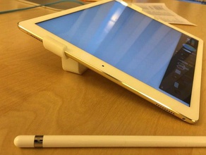 simple ipad pro stand 129 pouces de la tablette support 3d print model - Mito3D