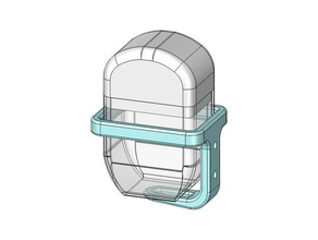 tic tac caso di montaggio a parete strumento i titolari scatole 3d print model - Mito3D