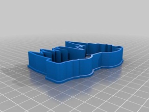hogwarts castle cookie cutter kitchen dining harry potter Harry Potter Cookie Cutter 3d print model - Mito3D