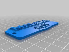 lewis llaveros personalizado 3d print model - Mito3D