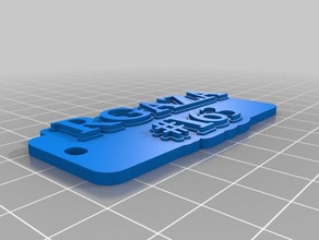 gilbert i portachiavi personalizzato 3d print model - Mito3D