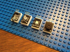 lego mount sunfounders sensor kit electronics arduino raspberry pi 3d print model - Mito3D