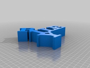 my riley 2 customized variable word sculpture sculptures 3d print model - Mito3D