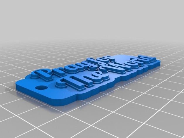 orar mundo llaveros personalizado 3D print model - Mito3D