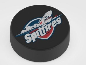 windsor spitfires signs logos 3d logo ice hockey 3d print model - Mito3D
