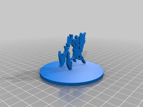 irelia figura em 3d jogos de ação liga lendas 3d print model - Mito3D