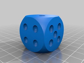 my customized die dice 3d print model - Mito3D
