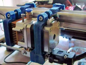 3dragk8200 rapide-pince de montage mk8 l'extrudeuse l'imprimante extrudeuses rapide serrage geeetech 3d print model - Mito3D