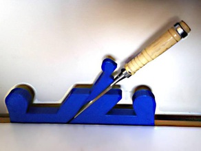 ps rebate rabbet plane customizable hand tools chisel rabbit work progress 3d print model - Mito3D