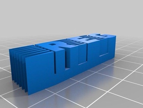 meine angepasste 3d-Typenschild Skulpturen 3d print model - Mito3D