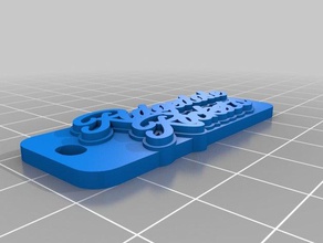 ridgedalerockets chaveiros personalizado 3d print model - Mito3D