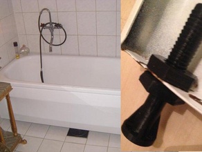 feet bathtub side bathroom bolt nut 3d print model - Mito3D