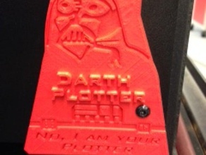 darth plotter sinais logotipos vader star wars 3d print model - Mito3D