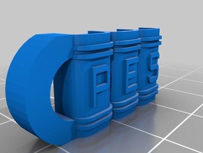 il mio personalizzato pes libreria portachiavi 3d print model - Mito3D