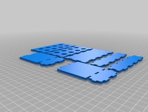pp 3x2 rack per provette biologia personalizzato 3d print model - Mito3D