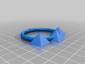 ring earrings 3d print model - Mito3D