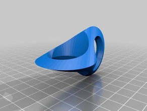 meine angepasste oloid math Kunst 3d print model - Mito3D