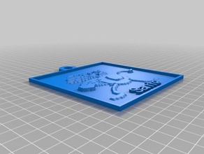 sanic de arte en 2d personalizado 3d print model - Mito3D