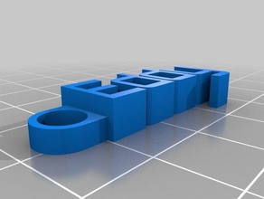 eddy trousseau de clés l'organisation personnalisé 3d print model - Mito3D