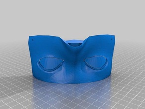inmoov de óculos olho nariz anexado robótica 3d print model - Mito3D