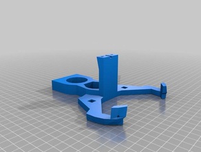 inmoov Gang-Gesicht-Halter one piece Robotik 3d print model - Mito3D