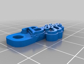 beppe de porte-clés personnalisé 3d print model - Mito3D