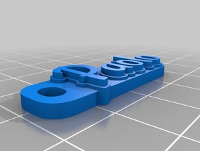 paolo de porte-clés personnalisé 3d print model - Mito3D