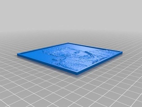 mon personnalisés lithopane 2d l'art 3d print model - Mito3D