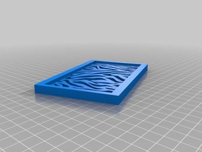 llavero cebra arte 3d print model - Mito3D