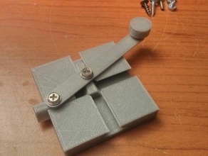 trammel archimedes aka rotolol mechanisch ist Spielzeug 3d print model - Mito3D