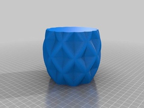 meu personalizados quadrado arredondado vaso copa do bracelete gerador decoração 3d print model - Mito3D