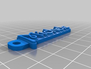 michele llaveros personalizado 3d print model - Mito3D