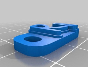 r11 llaveros personalizado 3d print model - Mito3D