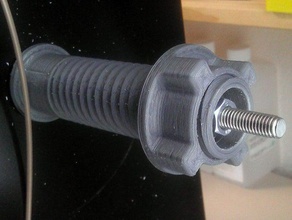 mankati soporte de bobina 3d la impresora accesorios filamento fullscale xt spoolholder 3d print model - Mito3D