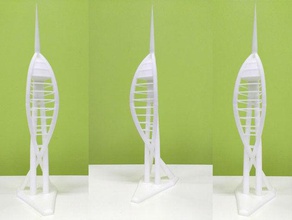 spinnaker tower portsmouth buildings structures architecture attraction landmark 3d print model - Mito3D