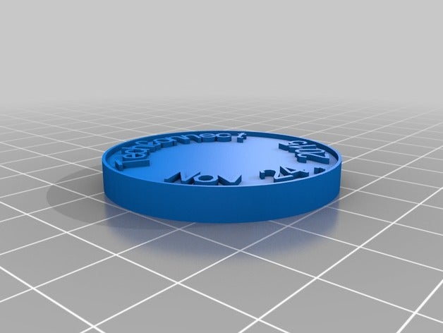 tc Münze Münzen Abzeichen angepasst 3D print model - Mito3D