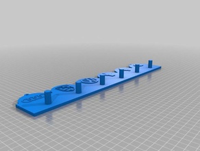 llavero para casa organização personalizado 3d print model - Mito3D