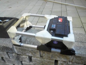 20 mm Kare alüminyum profil çıkış kutuları yapmak Konnektörleri ayarlayın diy 3d print model - Mito3D