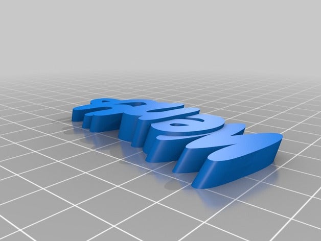 wendy nom trousseau de clé l'organisation personnalisé 3D print model - Mito3D