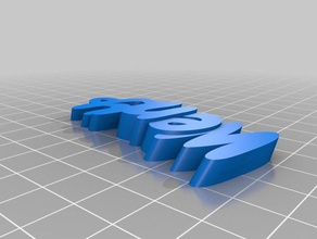 wendy nome keyfob portachiavi organizzazione personalizzato 3d print model - Mito3D