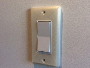 moldura smart switch decoração interruptor de luz 3d print model - Mito3D