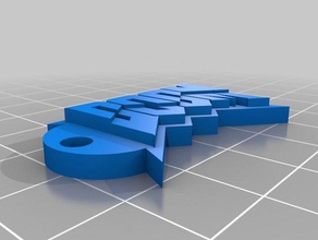 doom clave de la cadena remix llaveros 3d print model - Mito3D