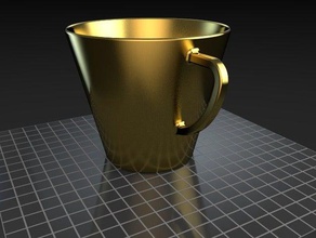 copa do dcm design agregado familiar A impressão 3d da vinci doméstica tazza caffe 3d print model - Mito3D
