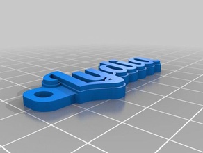 lydia Schlüsselanhänger angepasst 3d print model - Mito3D