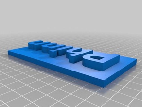phinn 2 name plate other 3d print model - Mito3D