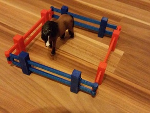 horse fence toys games 3d print model - Mito3D