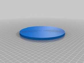 circmy personalizzato appeso spirali orecchini 3d print model - Mito3D