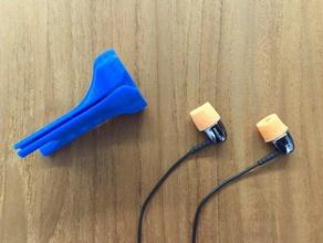 earphones boots earbuds holder audio 3d print model - Mito3D