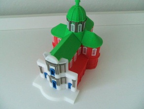 de la cathédrale des bâtiments structures 3d print model - Mito3D